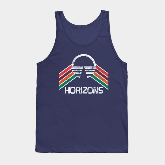 Horizons Pavilion Logo EPCOT Center Vintage Rainbow Design Tank Top by retrocot